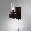 Стеклянное бра Dalim A7014AP-1BK прозрачное цилиндр Artelamp