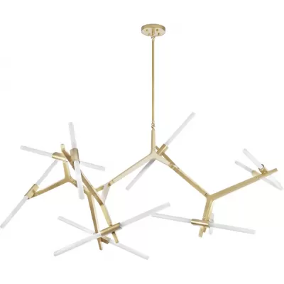 Стеклянная подвесная люстра Agnes 10399/20 GD Loft It