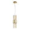 Стеклянный подвесной светильник Viketa 4786/2 цвет янтарь Odeon Light