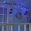 Лампочка светодиодная Bicolor LED-D45-1W/BLUE/E27/CL/С PINEAPPLE Volpe