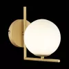 Стеклянное бра Codda SL1148.301.01 белое форма шар ST Luce