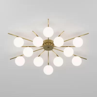 Потолочная люстра Sabina 302001/12 латунь Smart Eurosvet Потолочная люстра Sabina 302001/12 латунь Smart Eurosvet