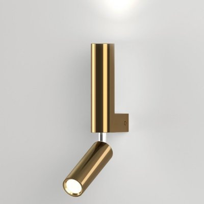 Настенный светильник Pitch 40020/1 LED латунь Eurosvet