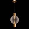Стеклянный подвесной светильник Rueca P060PL-01BS форма шар прозрачный Maytoni