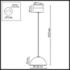 Подвесной светильник Lulu 5453/6L бежевый Odeon Light