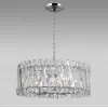 Хрустальная подвесная люстра Ингвар CL334281 цилиндр прозрачная Citilux