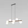 Стеклянный подвесной светильник Estera Wood 10273 Estera Wood форма шар белый TK Lighting