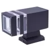 Настенный светильник уличный  UUL-S23A 60W/E27 IP65 BLACK прозрачный Uniel