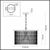 Хрустальная подвесная люстра Raini 4844/6 прозрачная Odeon Light