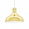 Подвесной светильник Corrado LDP 7426 GD конус желтый Lumina Deco