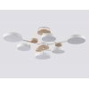 Потолочная люстра COMFORT FL4861 круглая белая Ambrella