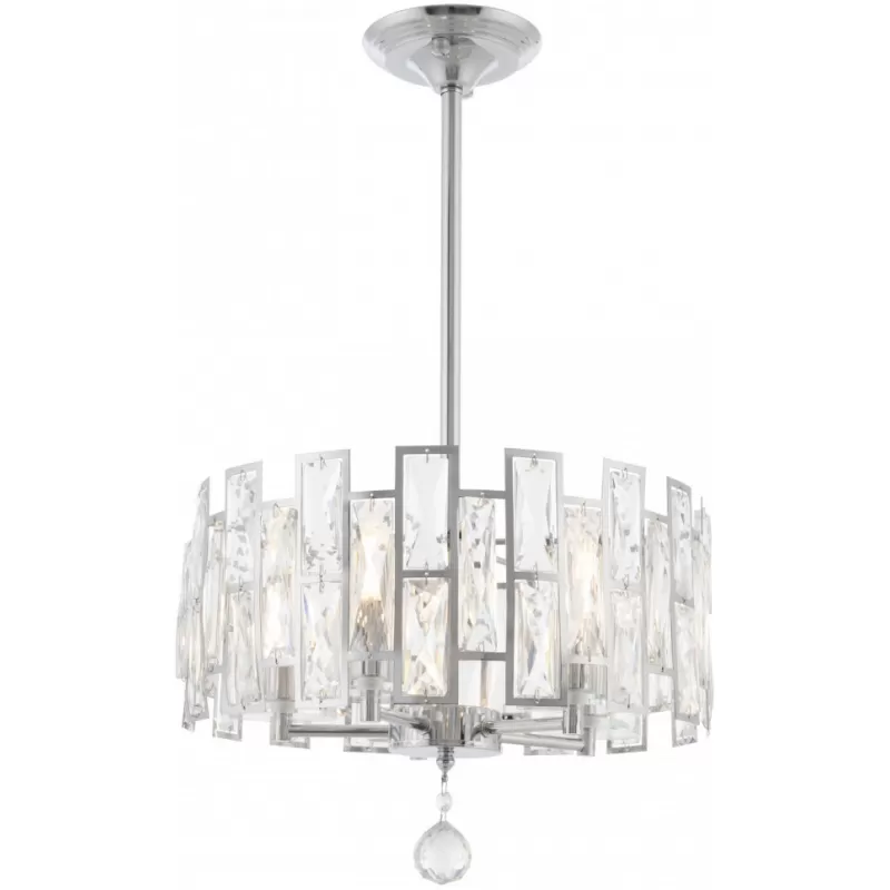 Хрустальная подвесная люстра Sorrento-4209 374209/5/350/380 CR прозрачная Хрустальная подвесная люстра Sorrento-4209 374209/5/350/380 CR прозрачная