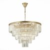 Стеклянная подвесная люстра Ercolano SL1624.203.15 прозрачная ST Luce