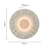 Настенный светильник Solarius 4858-1W бежевый круглый Favourite
