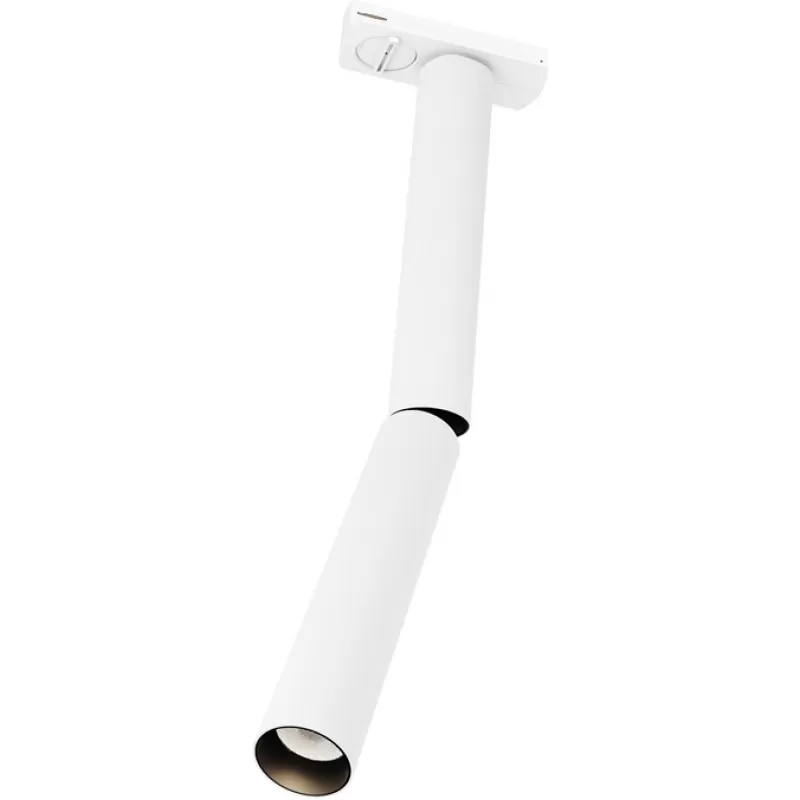Трековый светильник Focus T TR142-1-6W3K-W белый цилиндр Maytoni Трековый светильник Focus T TR142-1-6W3K-W белый цилиндр Maytoni