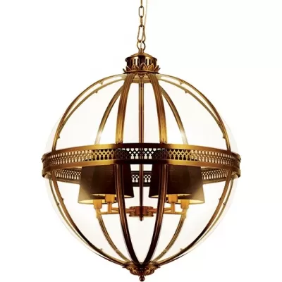 Подвесная люстра Residential KM0115P-4L brass DeLight Collection