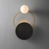 Стеклянное бра Wall lamp MT8844-1W black форма шар DeLight Collection