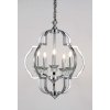 Подвесной светильник Cesaro LDP 17078-5 CHR серый Lumina Deco