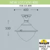 Потолочный светильник уличный Vivi V50.115.000.LXH27 конус прозрачный Fumagalli