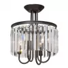 Хрустальная потолочная люстра  V5152-1/4PL прозрачная Vitaluce