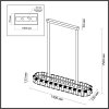 Подвесной светильник Asturo 4993/90LA прозрачный Odeon Light