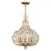 Хрустальная подвесная люстра Batun 2020-5P прозрачная Favourite Хрустальная подвесная люстра Batun 2020-5P прозрачная Favourite