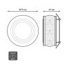 Точечный светильник Backlight BL090 белый Gauss