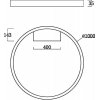 Потолочный светильник Rim MOD058CL-L65W3K белый Maytoni