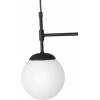 Стеклянный подвесной светильник  V4717-1/4S форма шар белый Vitaluce