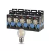 Лампочка светодиодная филаментная  F-LED P45-7W-840-E27 ЭРА