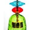 Стеклянный подвесной светильник Candy 2008-B красный цилиндр Loft It