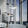 Стеклянный подвесной светильник Fluent 4859/10LA черный Odeon Light