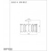 Стеклянная потолочная люстра Dolce 15552-6 ANB+MULT прозрачная цилиндр iLamp