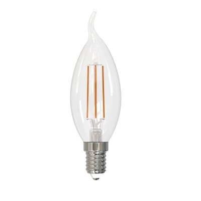 Лампочка светодиодная филаментная LED-CW35-SLF LED-CW35-6W/3000K/E14/CL/SLF Volpe
