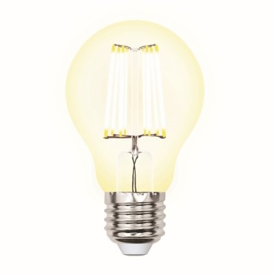 Лампочка светодиодная  LED-A60-10W/WW/E27/CL PLS02WH картон Uniel