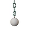 Стеклянный подвесной светильник Chain 10128P Green форма шар белый Loft It