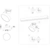 Трековый светильник Track System GL6835 цилиндр белый Ambrella