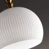 Стеклянный подвесной светильник Runga 4766/1 белый Odeon Light