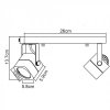 Спот Lente A1314PL-2BK куб черный Artelamp