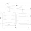 Потолочная люстра Tago 3223 Tago White цилиндр белая TK Lighting