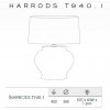 Интерьерная настольная лампа Harrods HARRODS T940.1 цилиндр черный Lucia Tucci