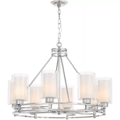 Подвесная люстра Marietta LDP 8025-8 CHR+WT Lumina Deco