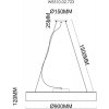 Подвесной светильник Edera WE510.02.723 цилиндр белый Wertmark