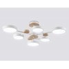 Потолочная люстра COMFORT FL4861 круглая белая Ambrella