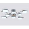 Потолочная люстра COMFORT FL516339 круглая белая Ambrella