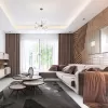 Стеклянная подвесная люстра Pallina 545 Smart форма шар прозрачная Bogate's