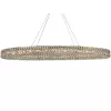 Хрустальный подвесной светильник 8550 8550/160 C oval gold polished прозрачный Newport