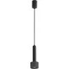 Подвесной светильник Delta 2362-1 BK+GRP цилиндр черный iLedex