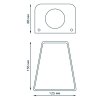 Архитектурная подсветка Sigma GD164 черный конус Gauss