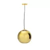 Стеклянный подвесной светильник Copper Shade LOFT2024-B желтый форма шар Loft It